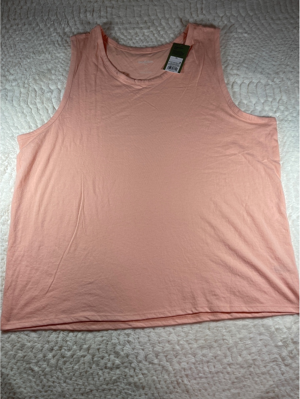 Goodfellow & Co Men's Peach Sleeveless Tank Top XL